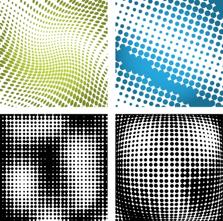 Vector illustration of abstract halftone backgroundのイラスト素材