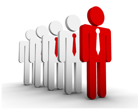 Vector illustration of business people. のイラスト素材