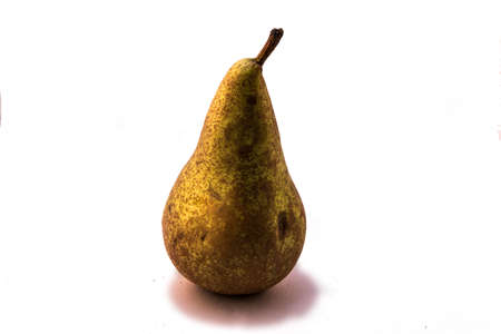 isolated pear on a white の写真素材
