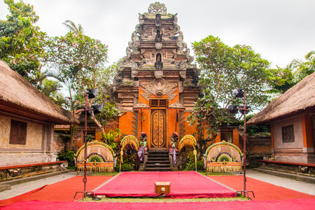 Inside The Ubud Palace, Bali, Indonesiaのeditorial素材