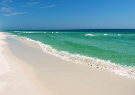 A wide angle view of the gulf.の写真素材