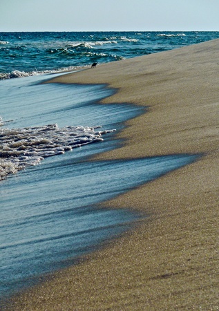 A shore of many complements.の写真素材