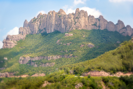 Incredible Mountain Rangeの写真素材