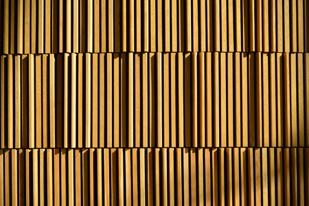 wooden plated wall