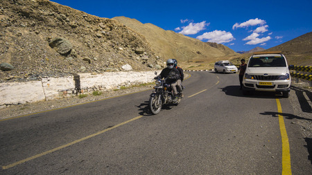 Beautiful scenery mountains at Leh Ladakh INDIA.のeditorial素材