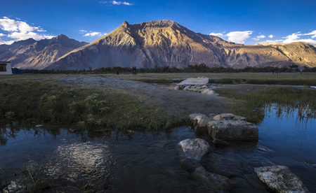 Natural landscape in Nubra valley, Leh Ladakh, Jammu and Kashmir, India