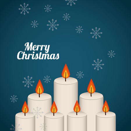 Merry Christmas concept with decoration icons design, vector illustration 10 eps graphic.のイラスト素材