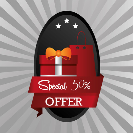 Black Friday concept with sale icons design, vector illustration 10 eps graphic.のイラスト素材