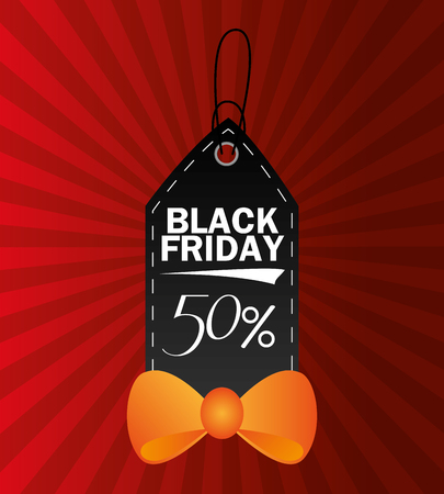 Black Friday concept with sale icons design, vector illustration 10 eps graphic.のイラスト素材