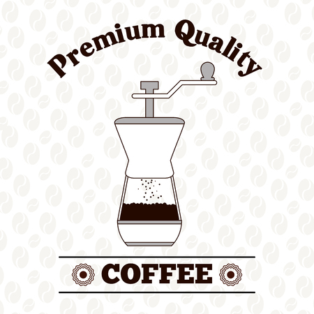 Coffee  concept with decoration icons design, vector illustration 10 eps graphic.のイラスト素材