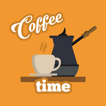 Coffee  concept with decoration icons design, vector illustration 10 eps graphic.のイラスト素材