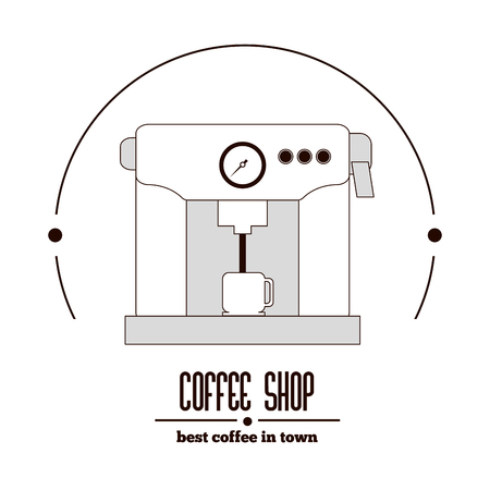 Coffee  concept with decoration icons design, vector illustration 10 eps graphic.のイラスト素材