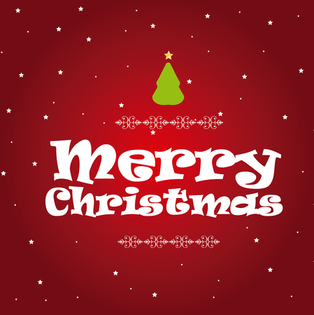 Merry Christmas card illustration, Vector design EPS 10のイラスト素材