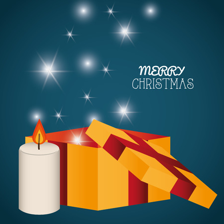 Merry Christmas concept with  decoration icons design, vector illustration 10 eps graphic.のイラスト素材