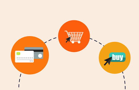 Technology Icon on flat style, editable vector designのイラスト素材