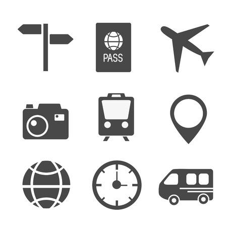 Travel concept with summer icons design, vector illustration 10 eps graphic.のイラスト素材