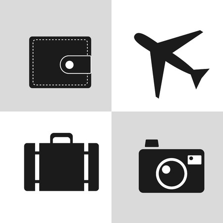 Travel concept with summer icons design, vector illustration 10 eps graphic.のイラスト素材