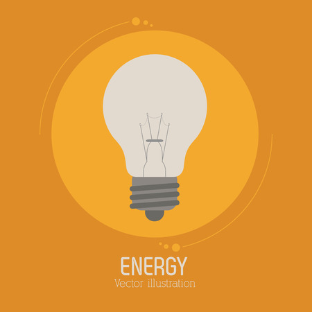 Save energy concept with eco icons design, vector illustration 10 eps graphic.のイラスト素材