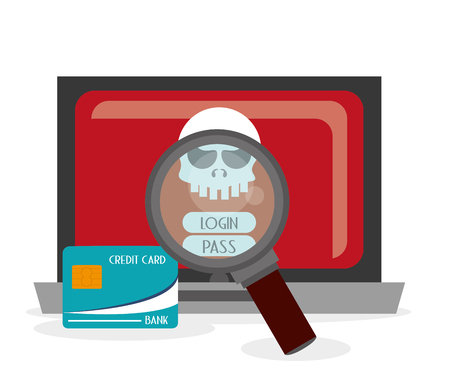 Security system concept with insurance icons design, vector illustration graphic.のイラスト素材