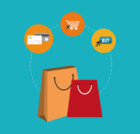 Cyber monday concept with sale icons design, vector illustrationのイラスト素材