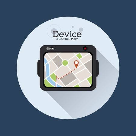 Gadget concept with devices icons design, vector illustration のイラスト素材