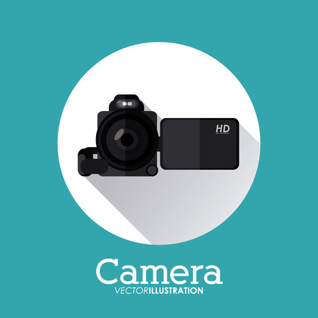 camera concept with gadget icon design, vector illustrationのイラスト素材