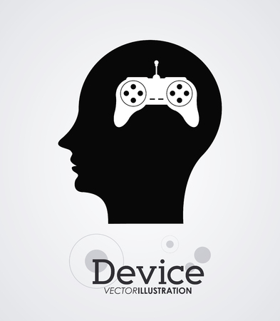 Device concept with technology icon design, vector illustration 10 eps graphic.のイラスト素材