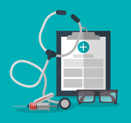 Medical care concept about health care icons design, vector illustration 10 eps graphic.のイラスト素材