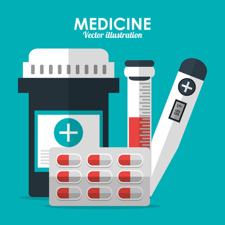 Medical care concept about health care icons design, vector illustration 10 eps graphic.のイラスト素材