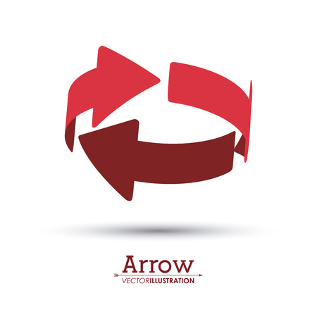 Direction concept with arrow designのイラスト素材