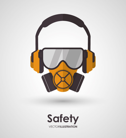 Safety concept about equipment icons design, vector illustration 10 eps graphic.のイラスト素材