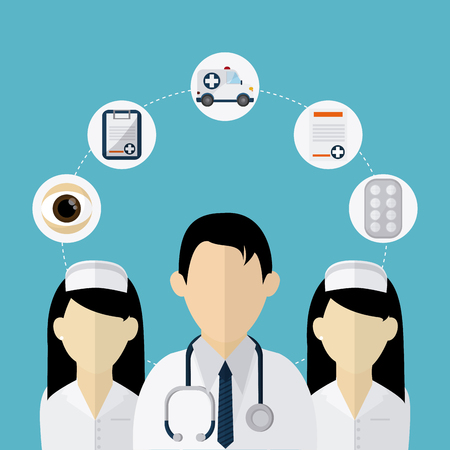 Medical concept about helthy icons design, vector illustration 10 eps graphic.のイラスト素材