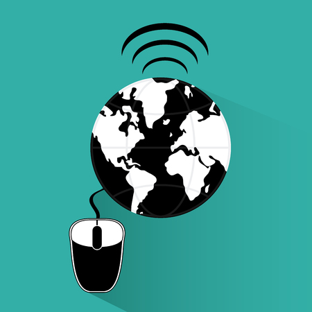 Technology concept and mouse icons design, vector illustration 10 eps graphic.のイラスト素材