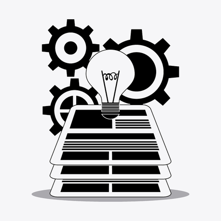 Process concept with business icons  design, vector illustration 10 eps graphic.のイラスト素材