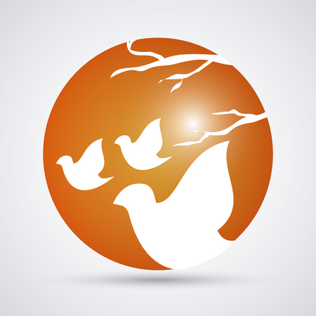 Freedom concept with icons  design, vector illustration 10 eps graphic.のイラスト素材