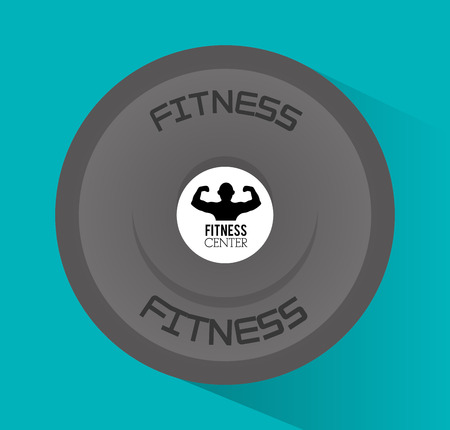 Gym concept with fitness icons design, vector illustration 10 eps graphic.のイラスト素材