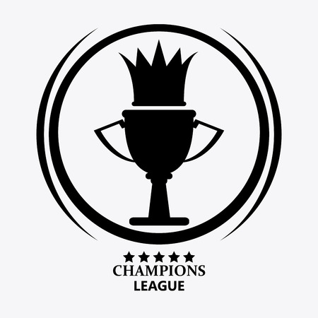Champions  league concept with fitness icons design, vector illustration 10 eps graphic.のイラスト素材