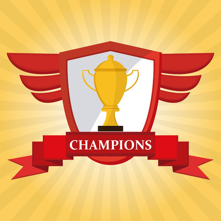 Champions  league concept with fitness icons design, vector illustration 10 eps graphic.のイラスト素材