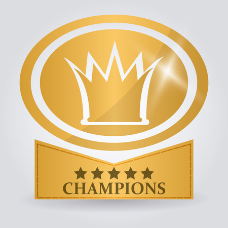 Champions  league concept with fitness icons design, vector illustration 10 eps graphic.のイラスト素材