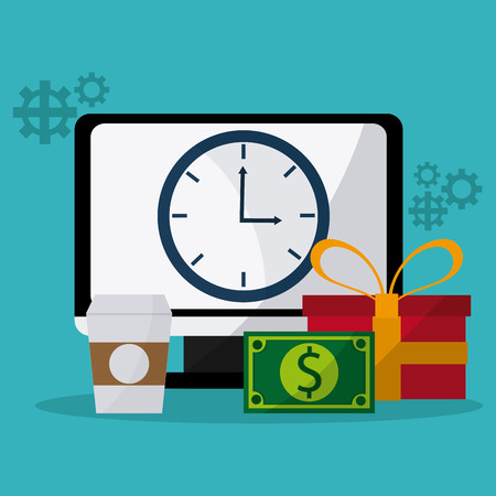 Digital marketing concept with icons design, vector illustration 10 eps graphic.のイラスト素材