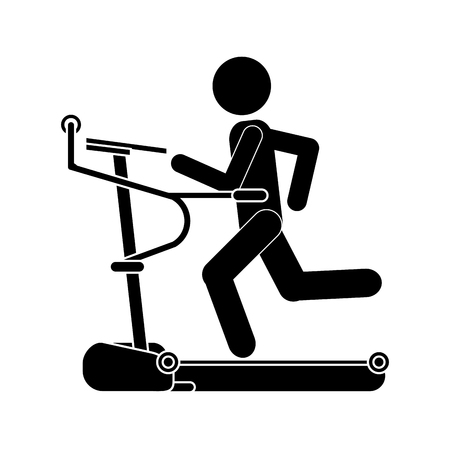 Gym concept with fitness icons design, vector illustration 10 eps graphic.のイラスト素材