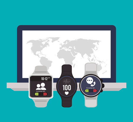 Device concept with icons design, vector illustration 10 eps graphic.のイラスト素材