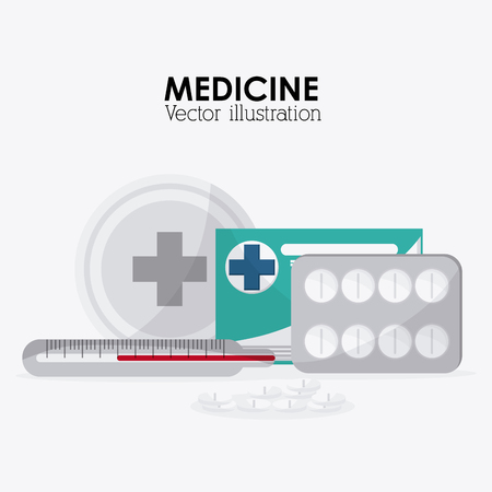 Medical concept with medine design, vector illustration 10 eps graphic.のイラスト素材