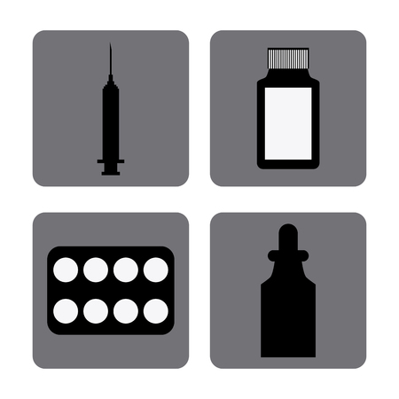 Medical concept with medine design, vector illustration 10 eps graphic.のイラスト素材