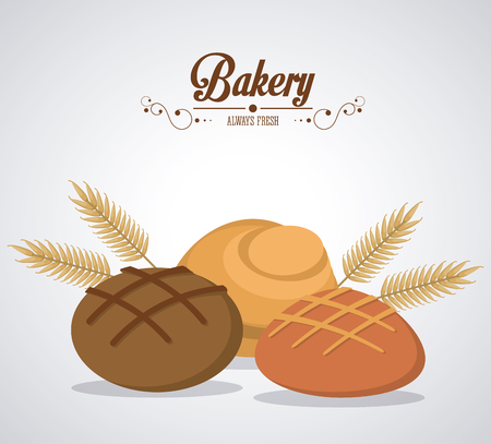 Bakery concept with bread design, vector illustration 10 eps graphic.のイラスト素材