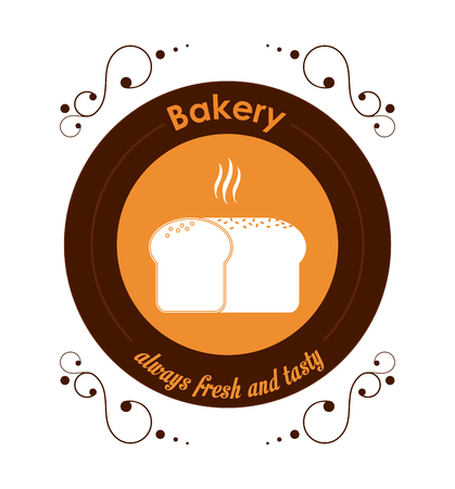 Bakery concept with bread design, vector illustration 10 eps graphic.のイラスト素材