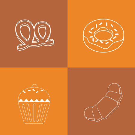 Bakery concept with bread design, vector illustration 10 eps graphic.のイラスト素材