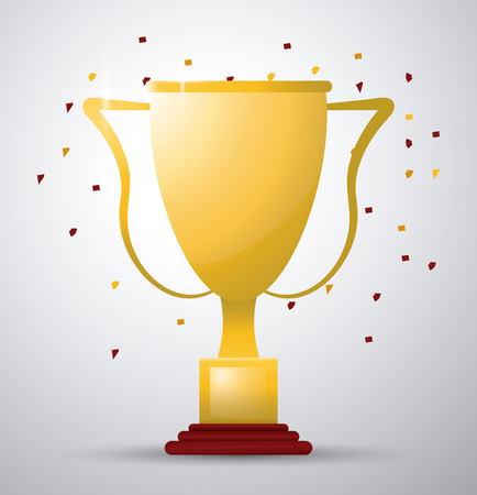 Winner  concept with trophy icons designのイラスト素材