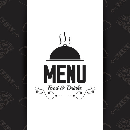 Menu concept with icons designのイラスト素材
