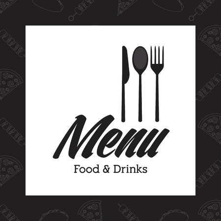 Menu concept with icons designのイラスト素材